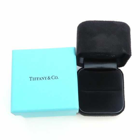 TIFFANY Silver Diamond Ring - Picture 9 of 10